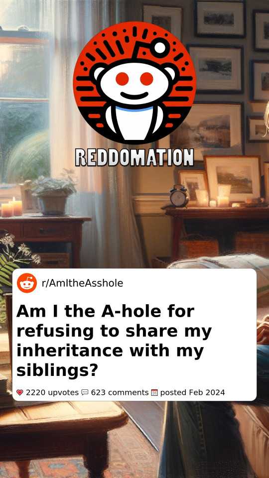 Am I the A-hole for refusing to share my inheritance with my siblings?