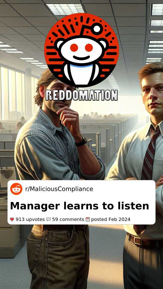 Manager learns to listen