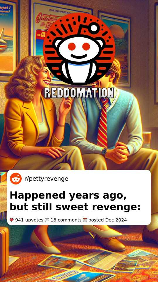 Happened years ago, but still sweet revenge: