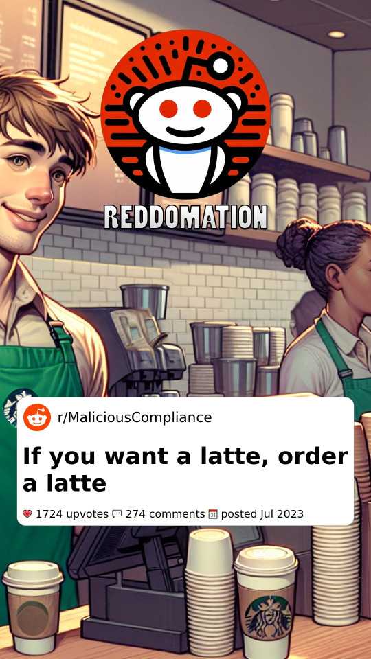 If you want a latte, order a latte