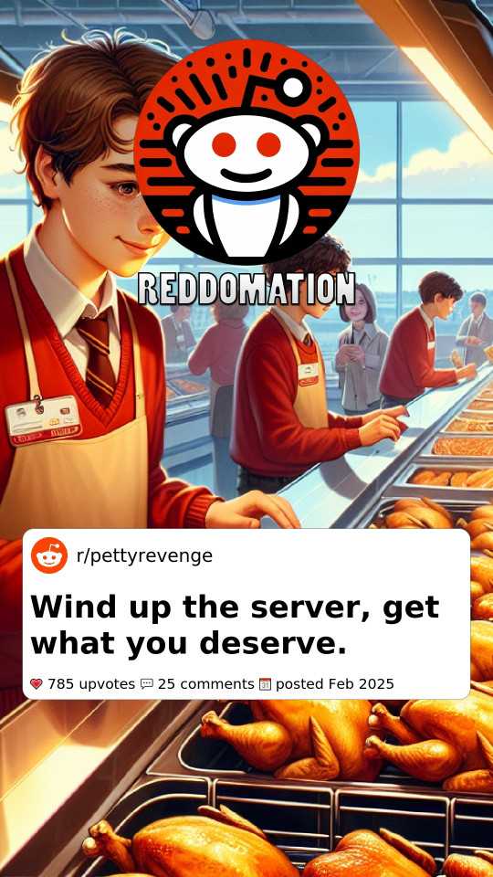 Wind up the server, get what you deserve.
