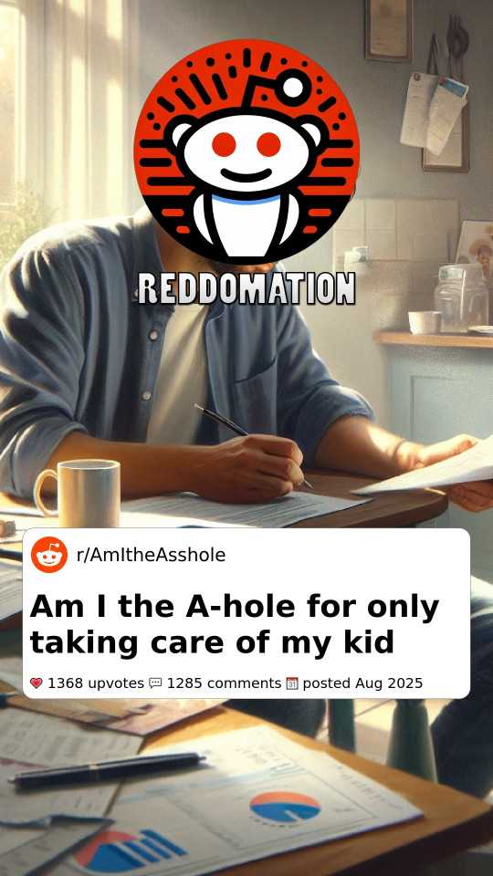 Am I the A-hole for only taking care of my kid
