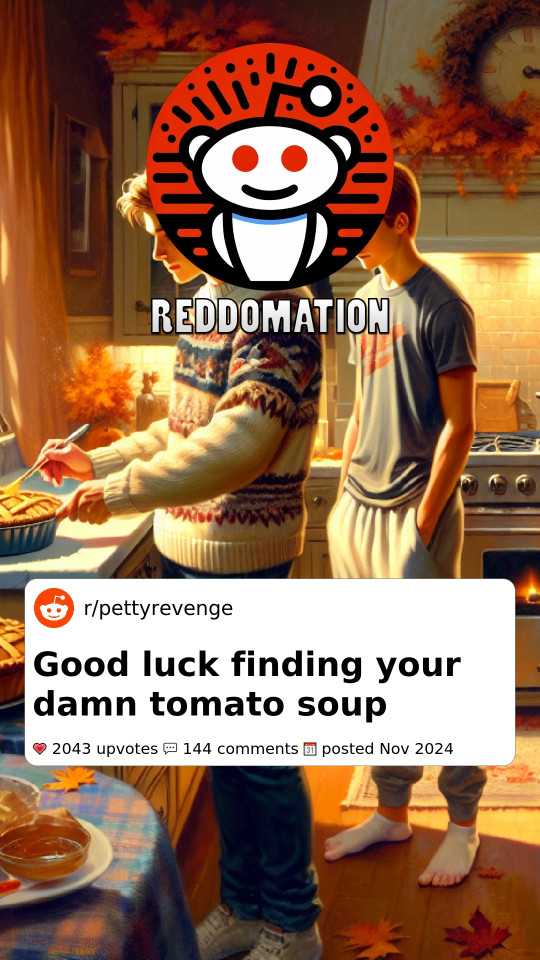 Good luck finding your damn tomato soup