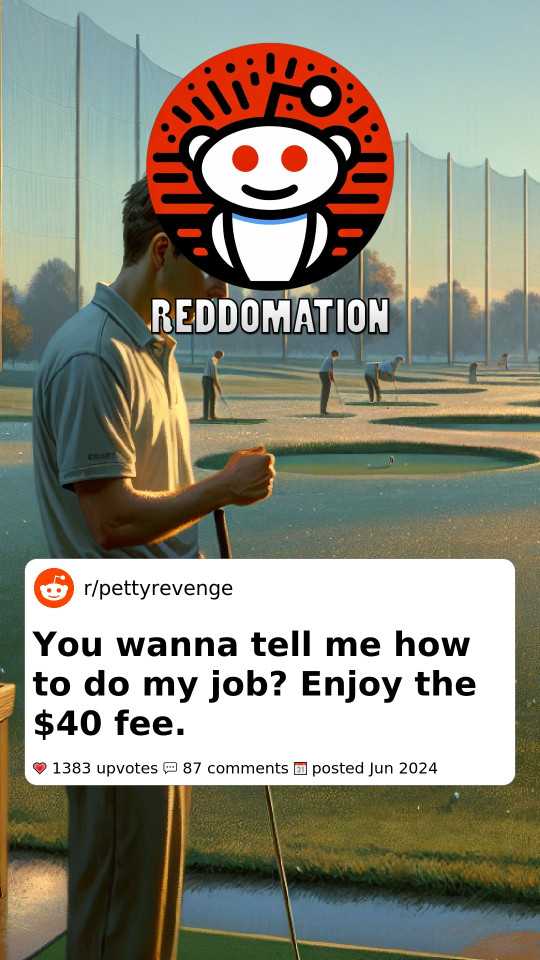 You wanna tell me how to do my job? Enjoy the $40 fee.