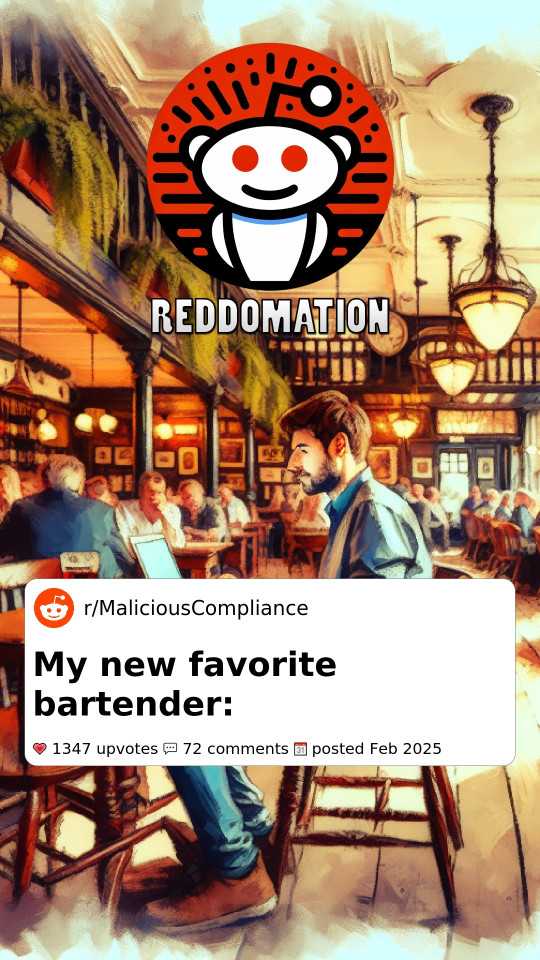 My new favorite bartender: