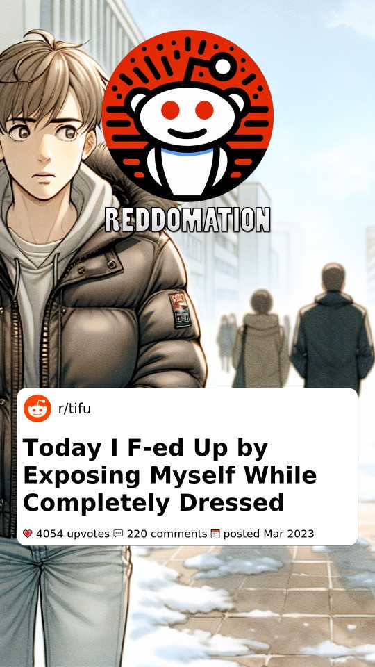 Today I F-ed Up by Exposing Myself While Completely Dressed