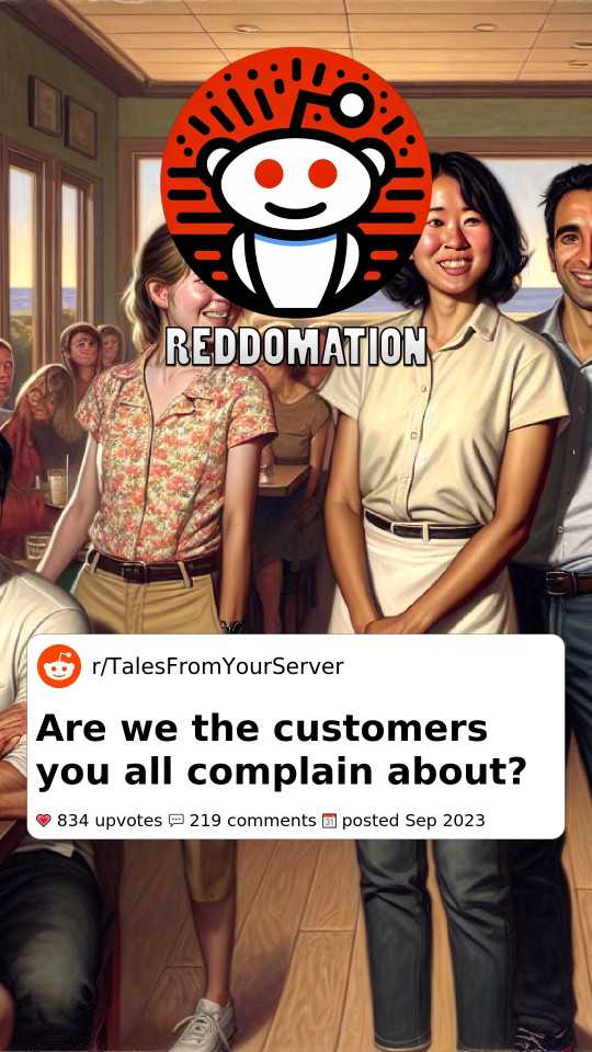 Are we the customers you all complain about?
