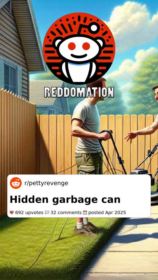 Hidden garbage can