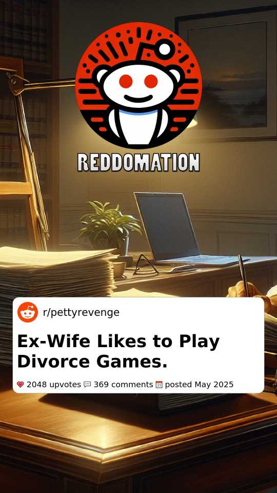 Ex-Wife Likes to Play Divorce Games.