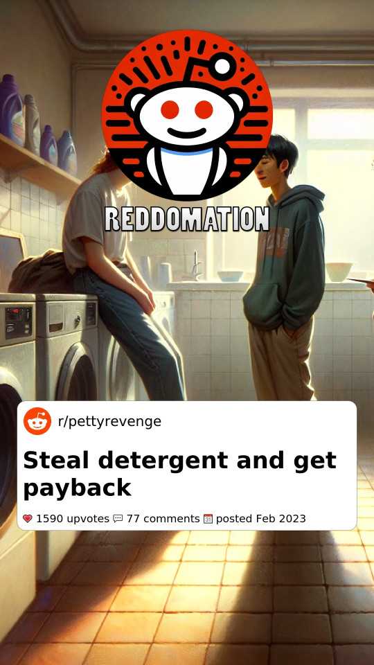 Steal detergent and get payback