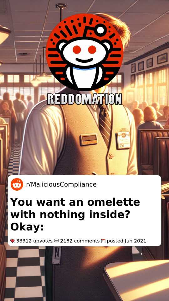 You want an omelette with nothing inside? Okay: