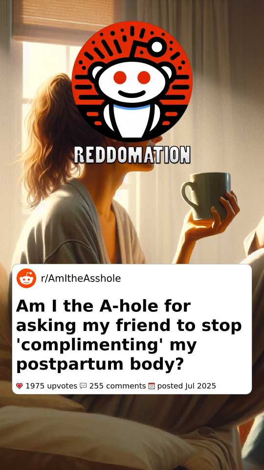 Am I the A-hole for asking my friend to stop 'complimenting' my postpartum body?