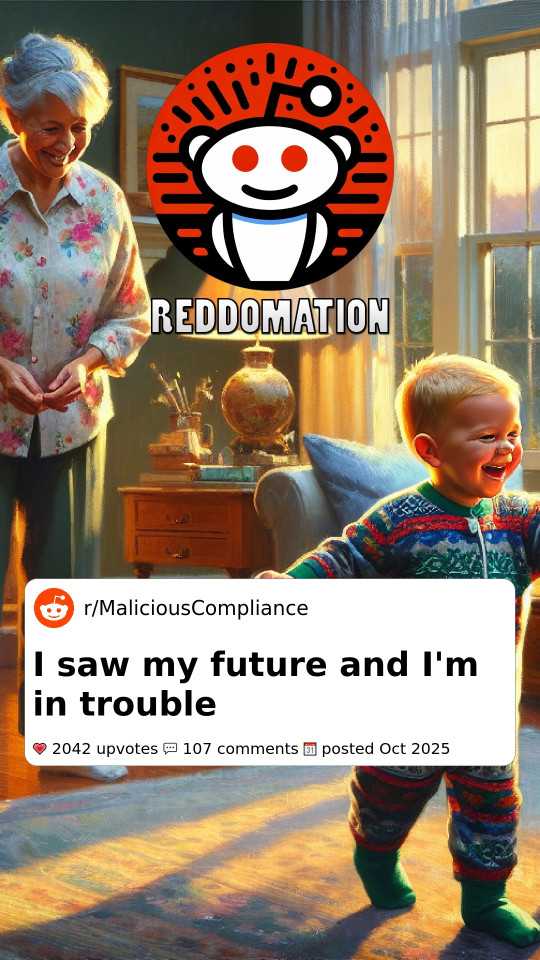 I saw my future and I'm in trouble