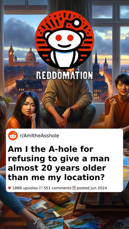 Am I the A-hole for refusing to give a man almost 20 years older than me my location?