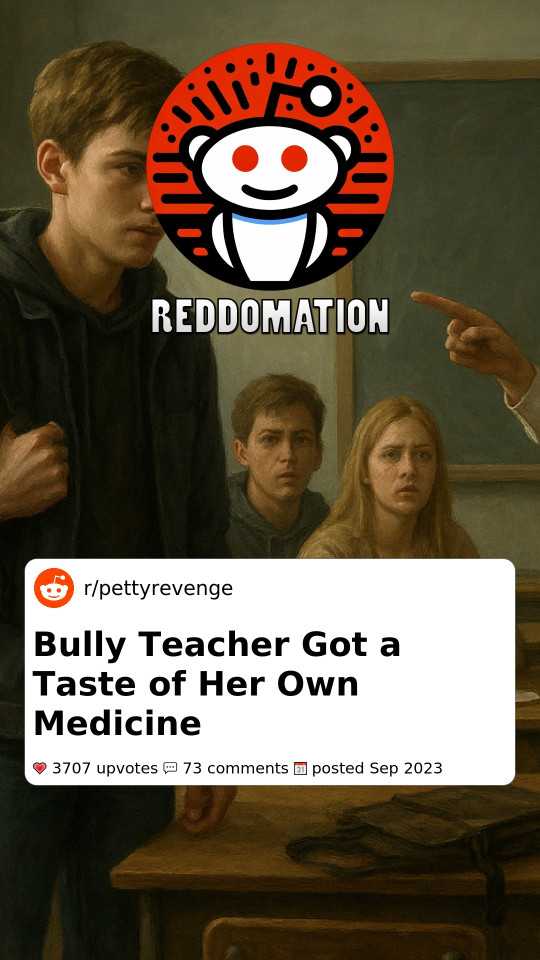 Bully Teacher Got a Taste of Her Own Medicine