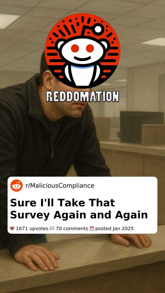 Sure I'll Take That Survey Again and Again