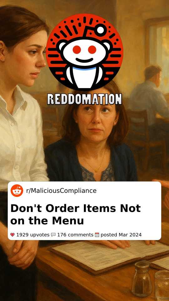 Don't Order Items Not on the Menu