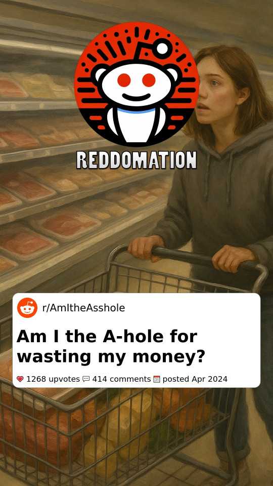 Am I the A-hole for wasting my money?