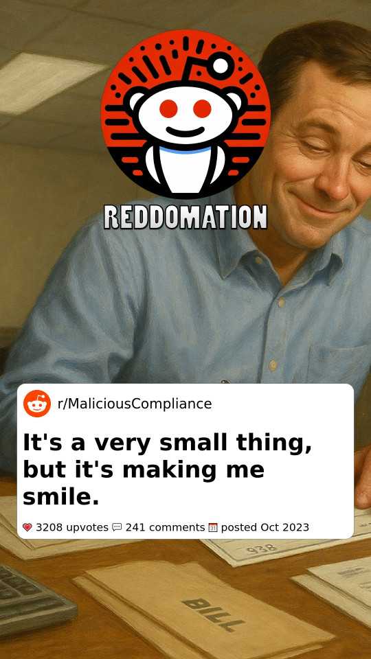 It's a very small thing, but it's making me smile.