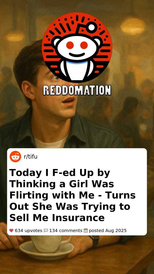 Today I F-ed Up by Thinking a Girl Was Flirting with Me - Turns Out She Was Trying to Sell Me Insurance