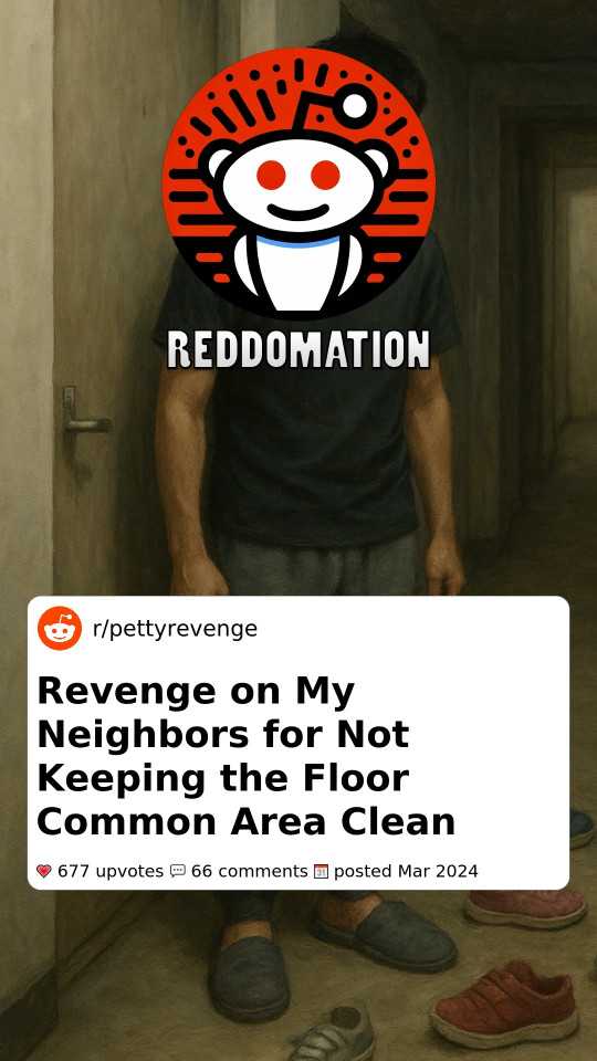 Revenge on My Neighbors for Not Keeping the Floor Common Area Clean
