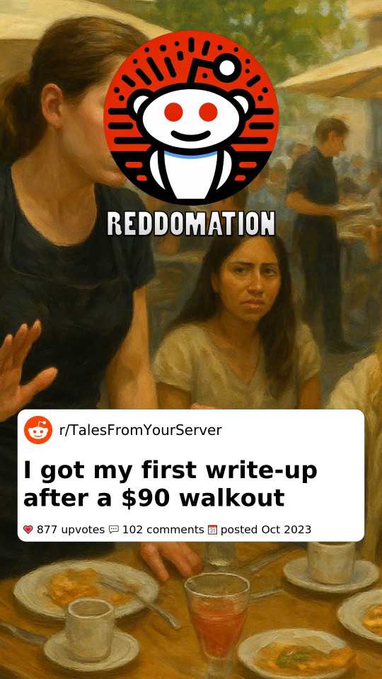 I got my first write-up after a $90 walkout