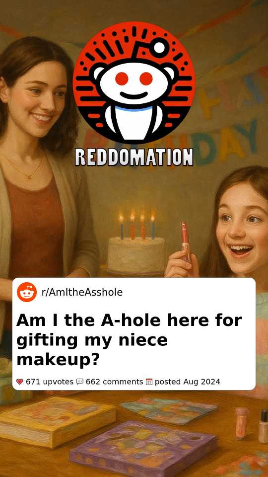 Am I the A-hole here for gifting my niece makeup?