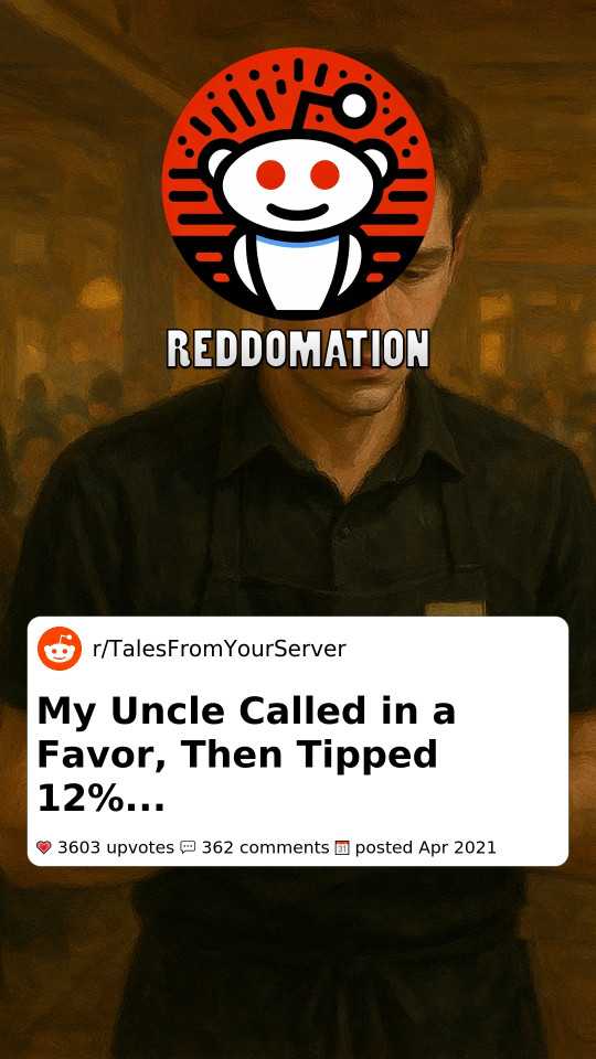 My Uncle Called in a Favor, Then Tipped 12%...