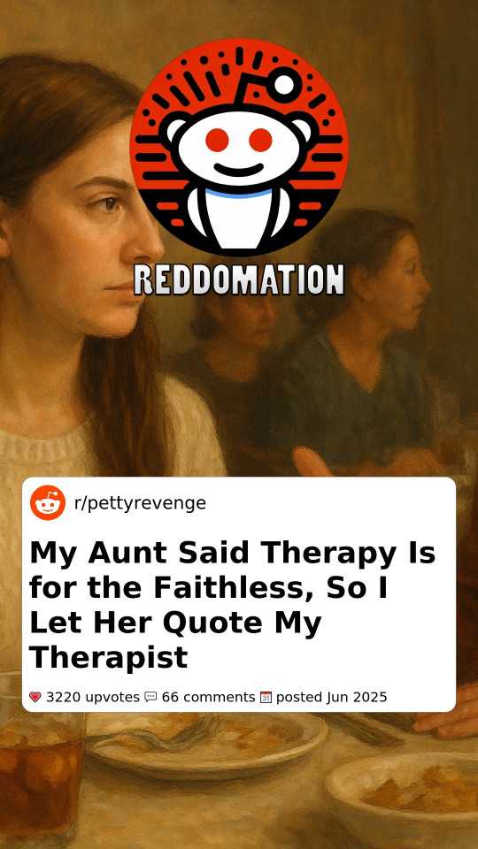 My Aunt Said Therapy Is for the Faithless, So I Let Her Quote My Therapist