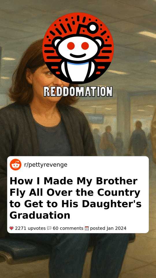 How I Made My Brother Fly All Over the Country to Get to His Daughter's Graduation