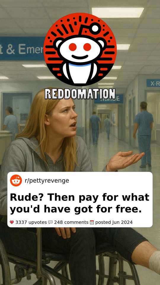 Rude? Then pay for what you'd have got for free.