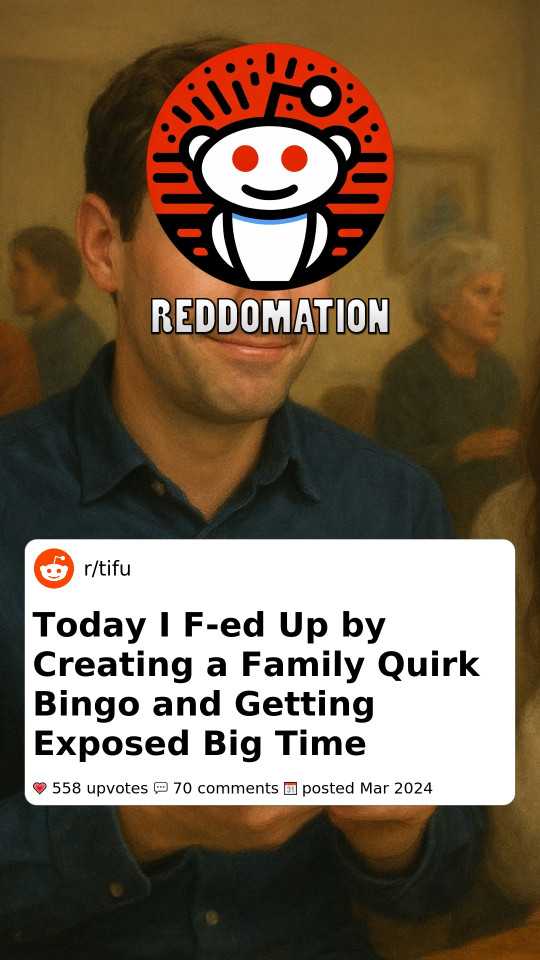 Today I F-ed Up by Creating a Family Quirk Bingo and Getting Exposed Big Time