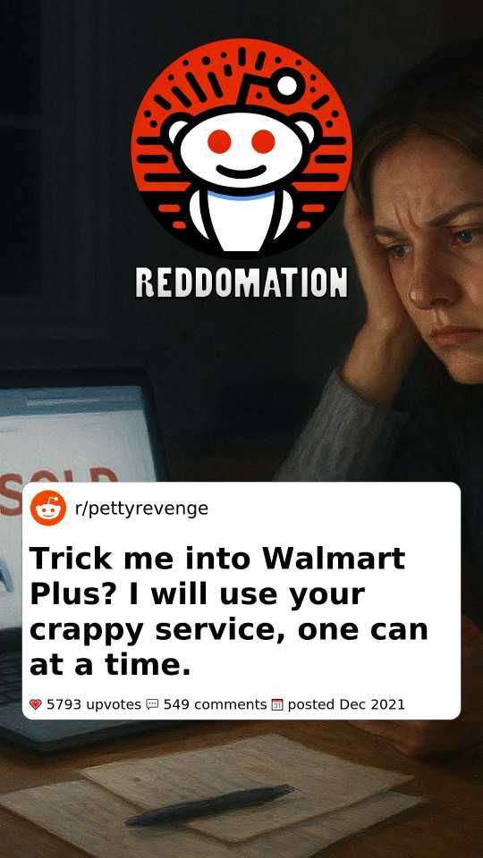 Trick me into Walmart Plus? I will use your crappy service, one can at a time.