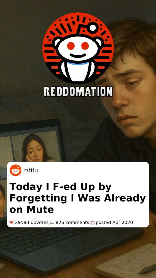 Today I F-ed Up by Forgetting I Was Already on Mute