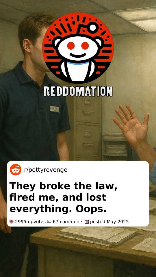 They broke the law, fired me, and lost everything. Oops.