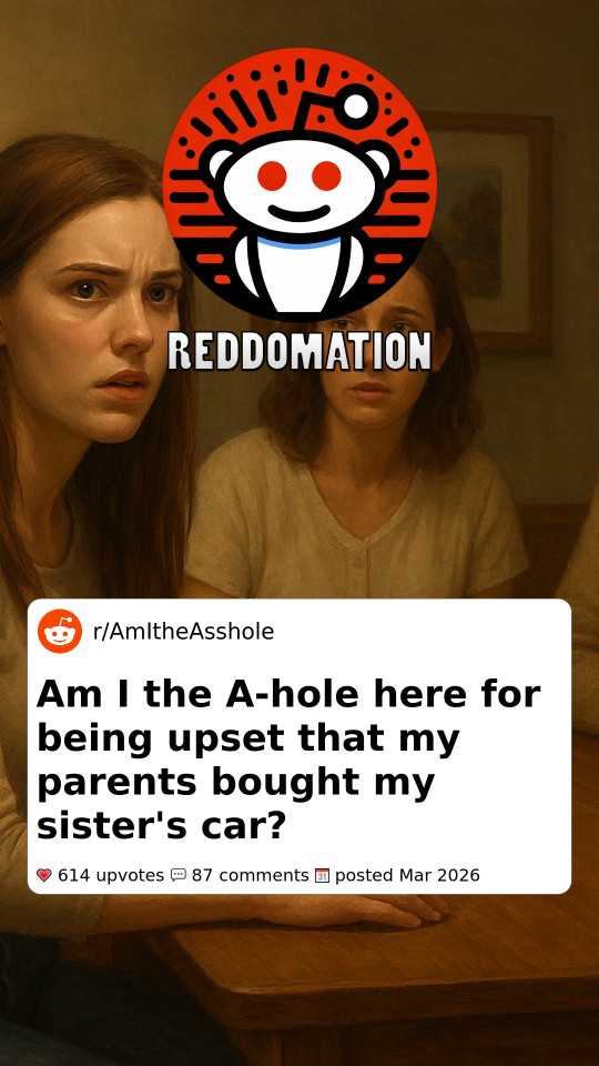 Am I the A-hole here for being upset that my parents bought my sister's car?