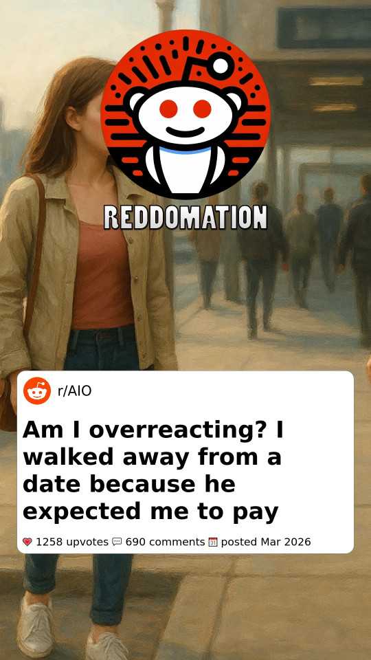 Am I overreacting? I walked away from a date because he expected me to pay