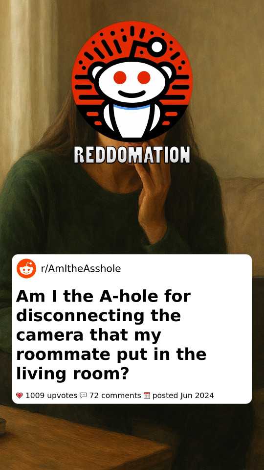 Am I the A-hole for disconnecting the camera that my roommate put in the living room?