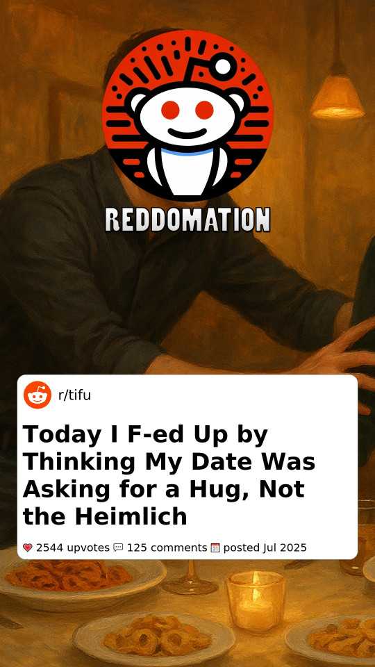 Today I F-ed Up by Thinking My Date Was Asking for a Hug, Not the Heimlich