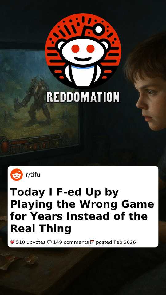 Today I F-ed Up by Playing the Wrong Game for Years Instead of the Real Thing