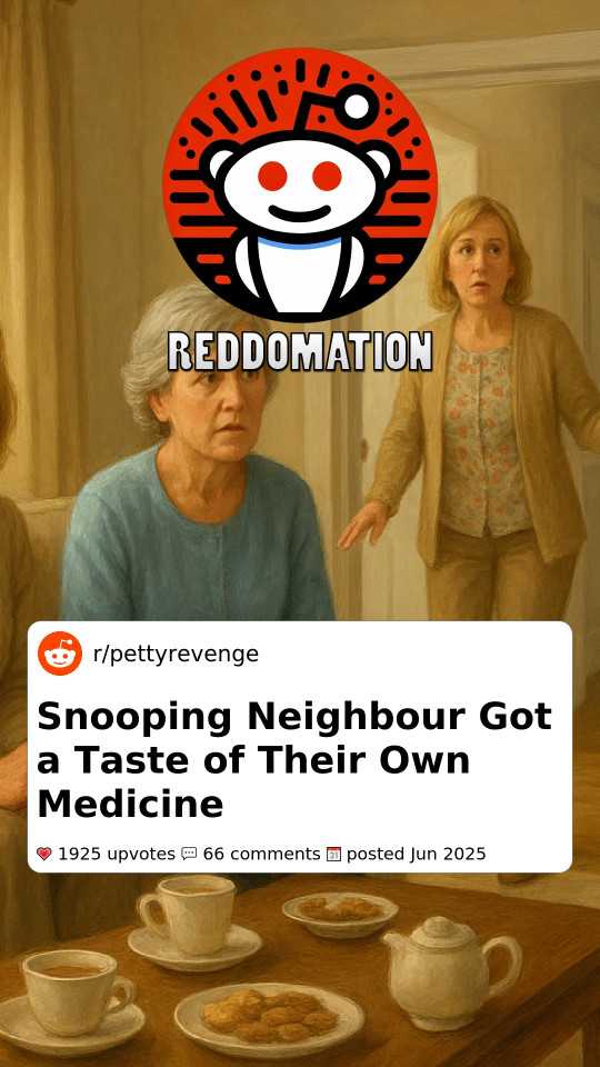 Snooping Neighbour Got a Taste of Their Own Medicine