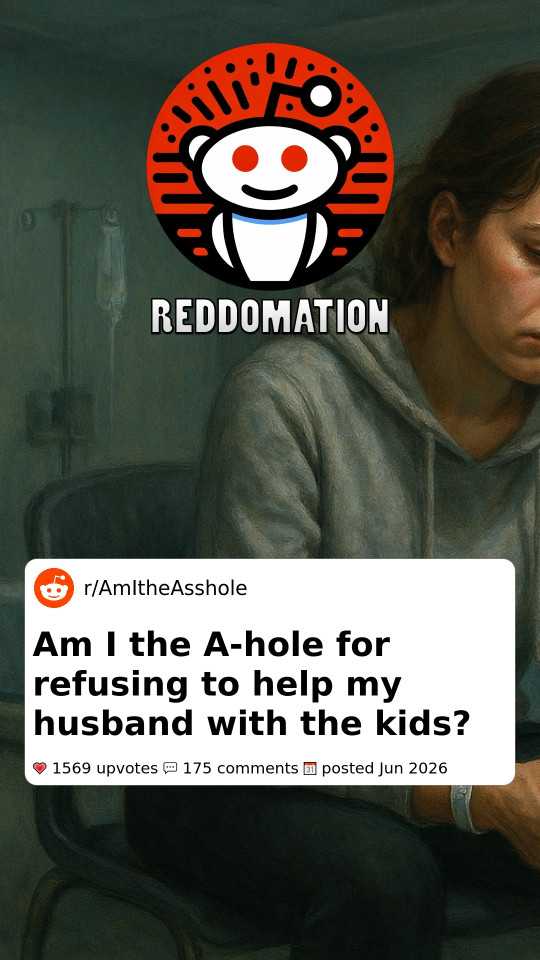 Am I the A-hole for refusing to help my husband with the kids?