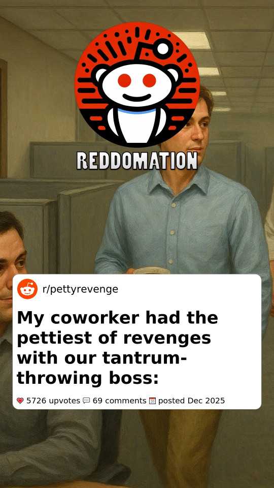 My coworker had the pettiest of revenges with our tantrum-throwing boss:
