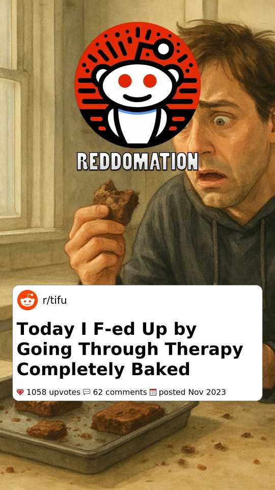 Today I F-ed Up by Going Through Therapy Completely Baked