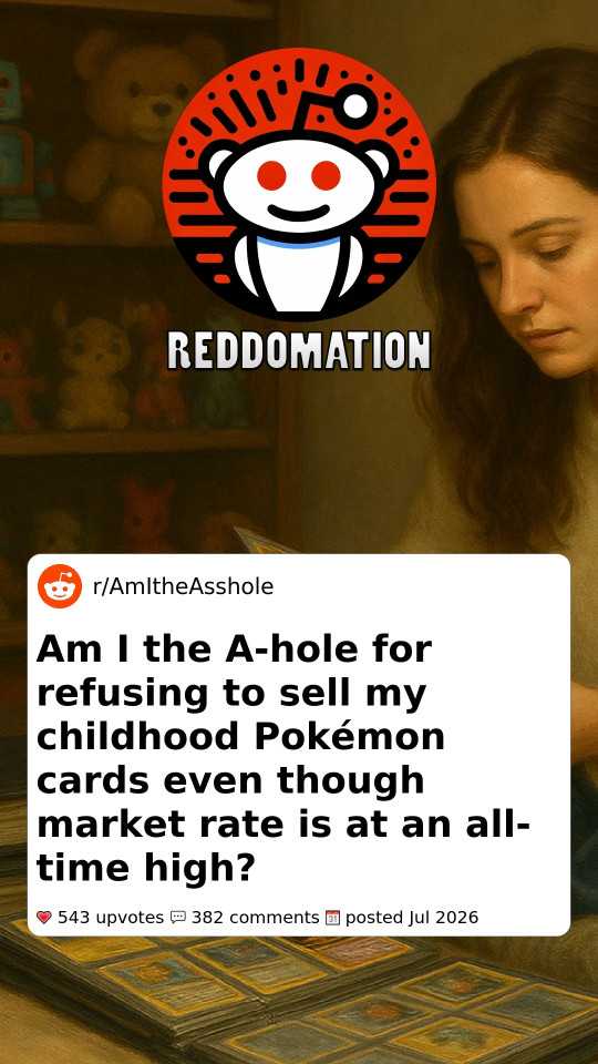 Am I the A-hole for refusing to sell my childhood Pokémon cards even though market rate is at an all-time high?