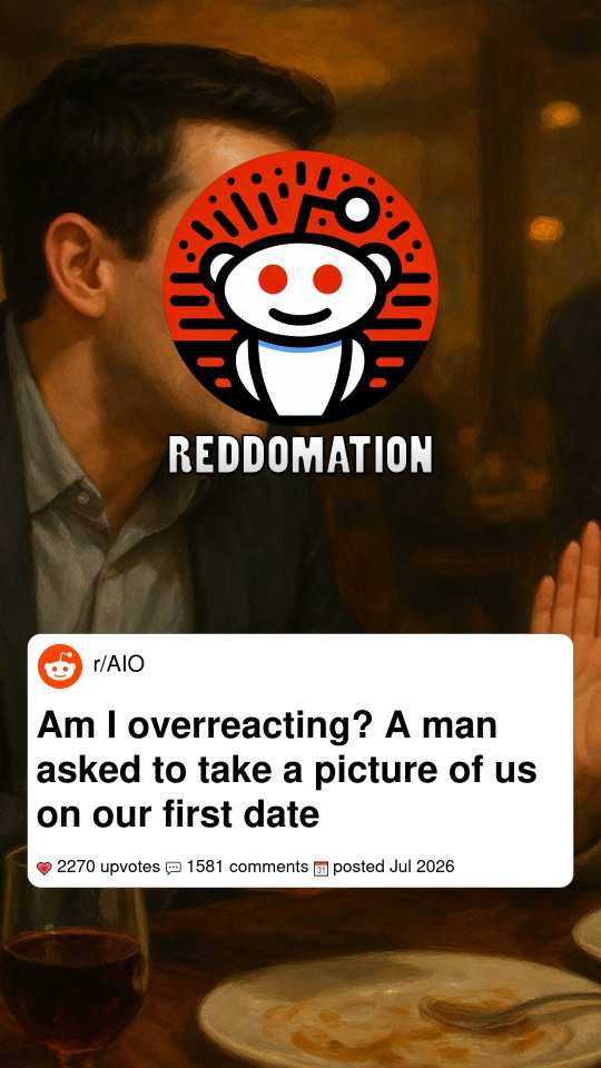 Am I overreacting? A man asked to take a picture of us on our first date