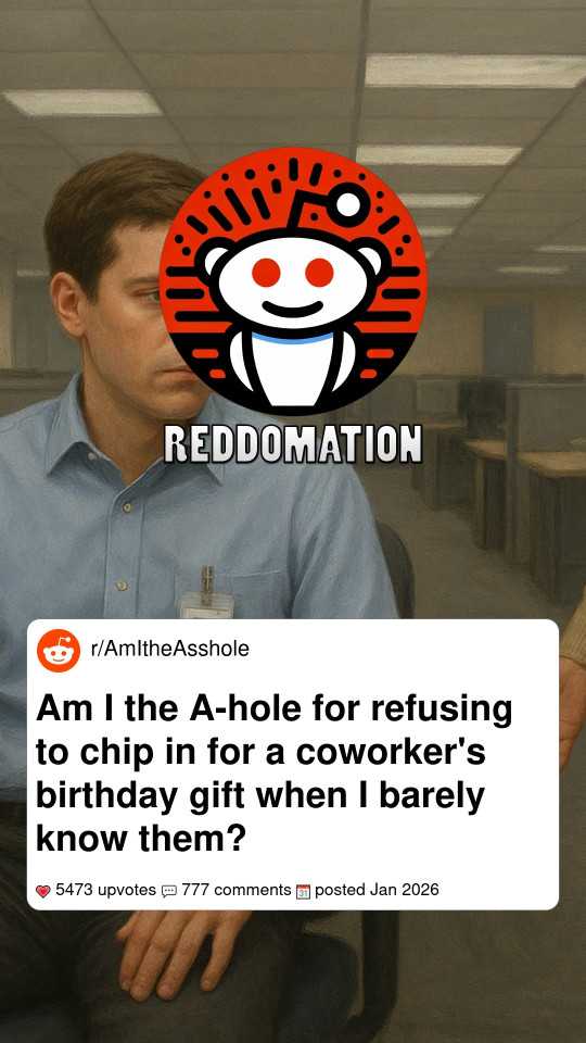 Am I the A-hole for refusing to chip in for a coworker's birthday gift when I barely know them?