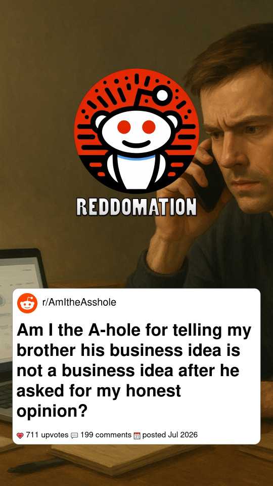 Am I the A-hole for telling my brother his business idea is not a business idea after he asked for my honest opinion?