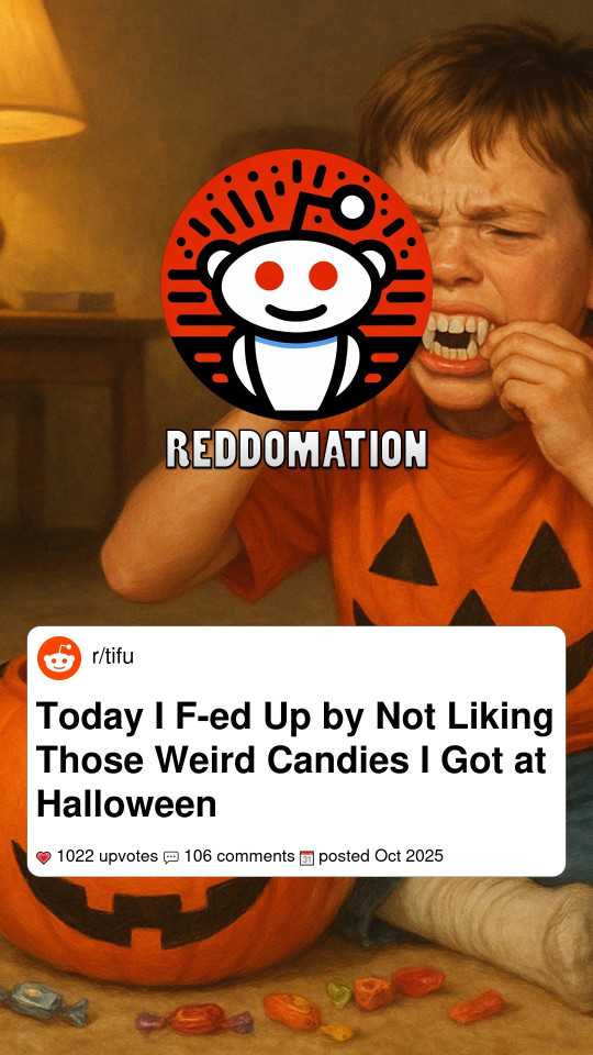 Today I F-ed Up by Not Liking Those Weird Candies I Got at Halloween