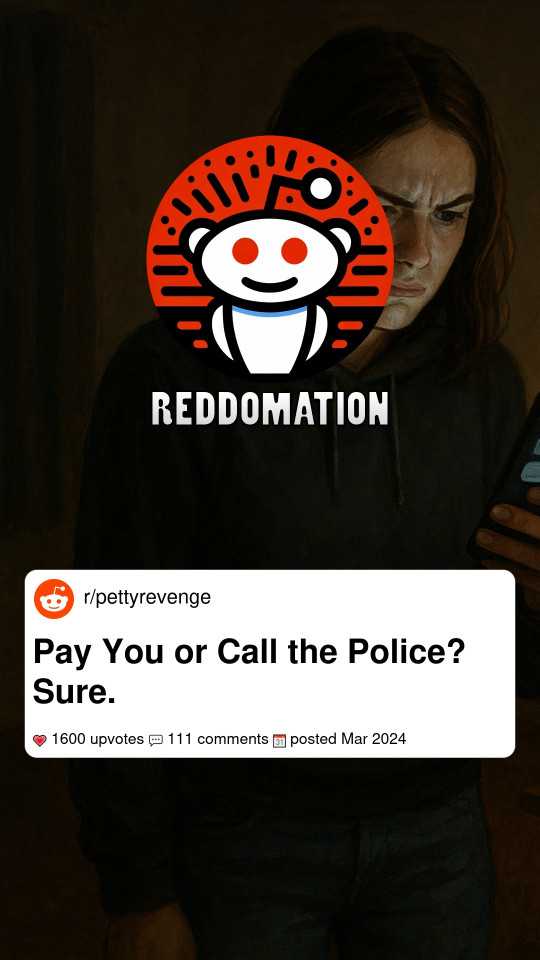 Pay You or Call the Police? Sure.